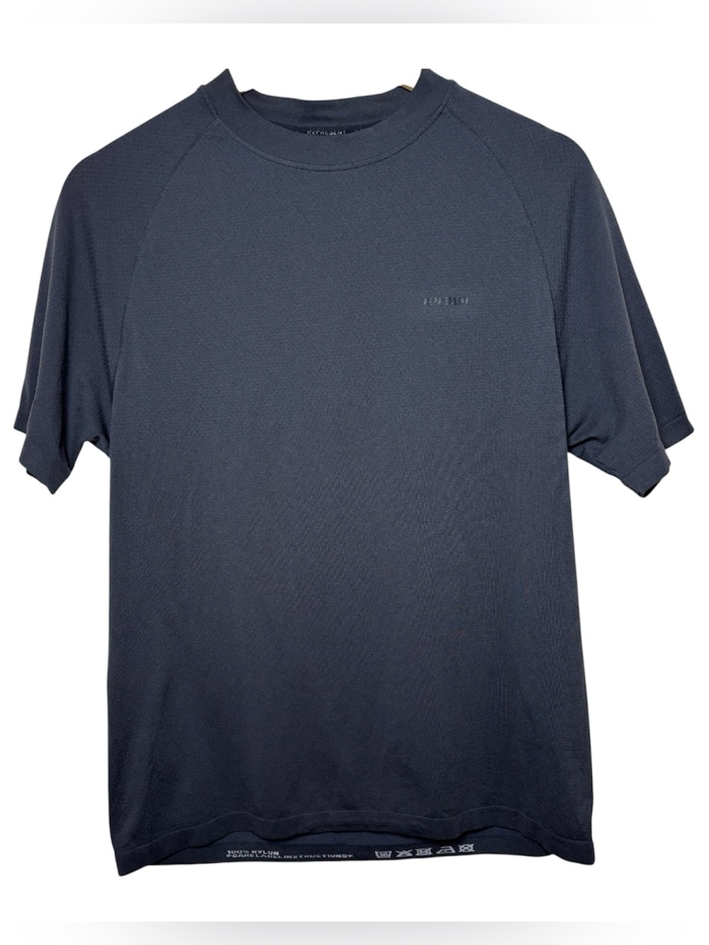 REPRESENT Vented Shirt Tee Mens Medium Short Sleeve Active Performance Black Lux